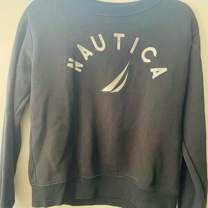 Nautica Black Crewneck Sweatshirt